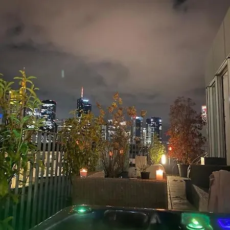 Penthouse Mit Blick Auf Skyline * 美因河畔法兰克福