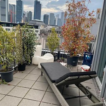 Penthouse Mit Blick Auf Skyline * 美因河畔法兰克福
